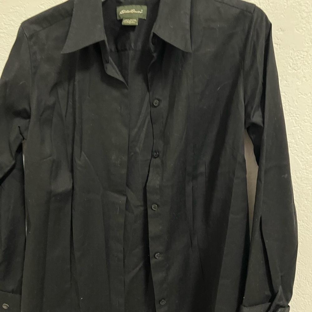 Eddie Bauer Black Men's Dress Shirt